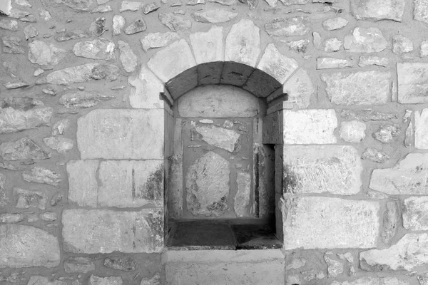 Italia Sicilia Provincia Ragusa Campo Elegante Casa Piedra Privada Muro — Foto de Stock