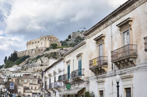 Италия Sicily Scicli Ragusa Province Марта 2019 Года Барочные Здания — стоковое фото