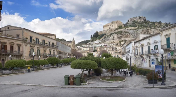 Ιταλία Σικελία Scicli Επαρχία Ragusa Μαρτίου 2019 Μπαρόκ Κτίρια Στην — Φωτογραφία Αρχείου