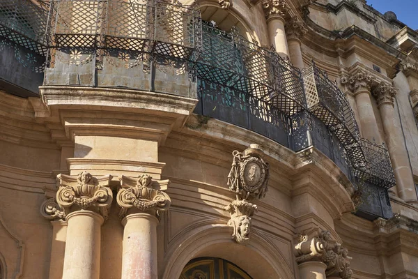 Italia Sicilia Scicli Provincia Ragusa Fachada Iglesia Barroca San Juan — Foto de Stock