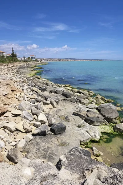 Italië Sicilië Middellandse Zee Zuidelijke Oostkust Donnalucata Provincie Ragusa Uitzicht — Stockfoto
