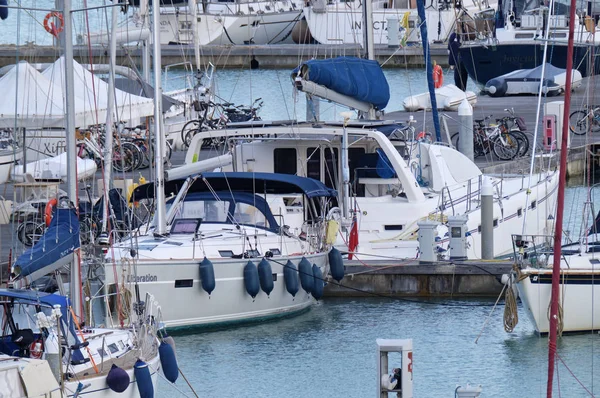 Italie Sicile Méditerranée Marina Ragusa Mai 2019 Yachts Luxe Dans — Photo