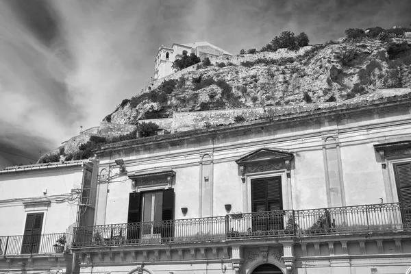 Italia Sicilia Scicli Ragusa Facciata Barocca Dell Edificio Monastero Santa — Foto Stock