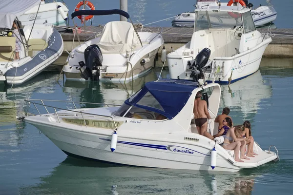 Italie Sicile Méditerranée Marina Ragusa Province Raguse Juin 2019 Personnes — Photo