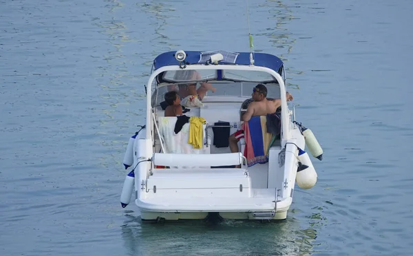 Italien Sizilien Mittelmeer Marina Ragusa Provinz Ragusa Juni 2019 Menschen — Stockfoto