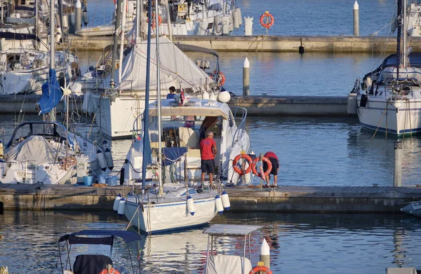 Itália Sicília Mar Mediterrâneo Marina Ragusa Província Ragusa Junho 2019 — Fotografia de Stock