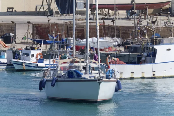 Italien Sizilien Mittelmeer Marina Ragusa Provinz Ragusa Juli 2019 Menschen — Stockfoto