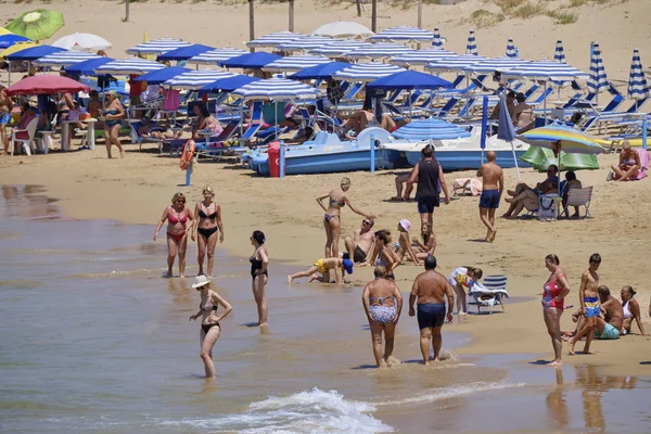 Italia Sicilia Mar Mediterráneo Costa Arenosa Meridional Cava Alica Provincia — Foto de Stock