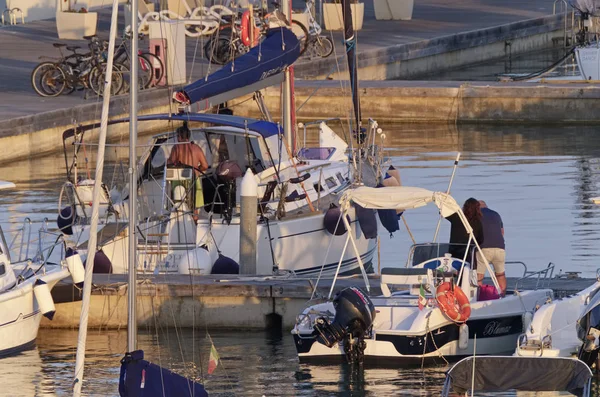 Włochy Sycylia Morze Śródziemne Marina Ragusa Prowincja Ragusa Lipca 2019 — Zdjęcie stockowe