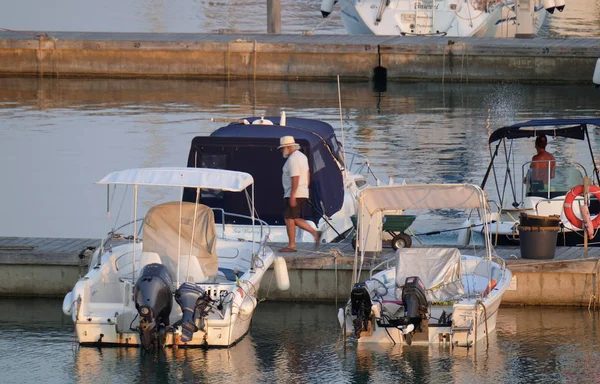 Italien Sizilien Mittelmeer Marina Ragusa Provinz Ragusa Juli 2019 Menschen — Stockfoto