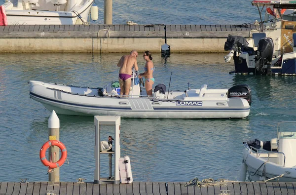 Itália Sicília Mar Mediterrâneo Marina Ragusa Província Ragusa Julho 2019 — Fotografia de Stock