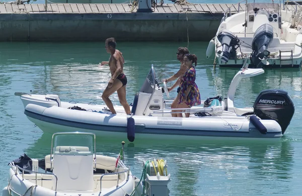 Italia Sicilia Mar Mediterraneo Marina Ragusa Provincia Ragusa Agosto 2019 — Foto Stock