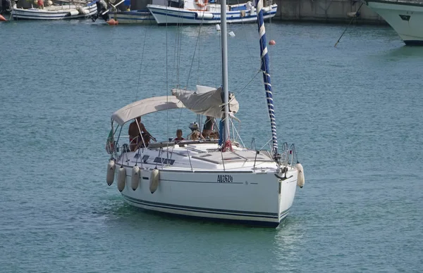 Italien Sicilien Medelhavet Marina Ragusa Provinsen Ragusa Augusti 2019 Människor — Stockfoto