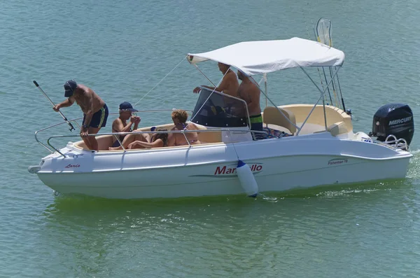 Italie Sicile Méditerranée Marina Ragusa Province Raguse Août 2019 Personnes — Photo