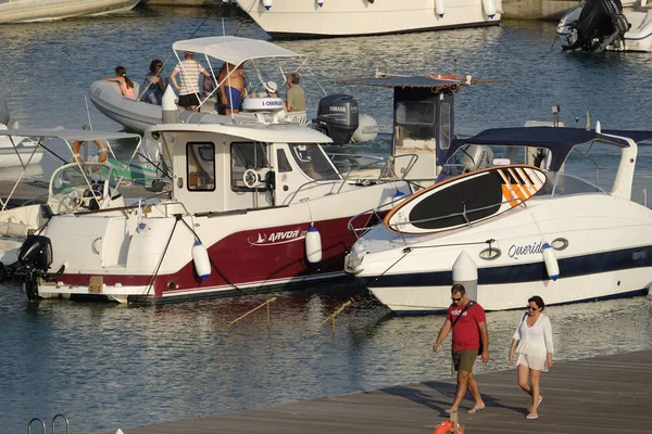 Italien Sizilien Mittelmeer Marina Ragusa Provinz Ragusa August 2019 Menschen — Stockfoto