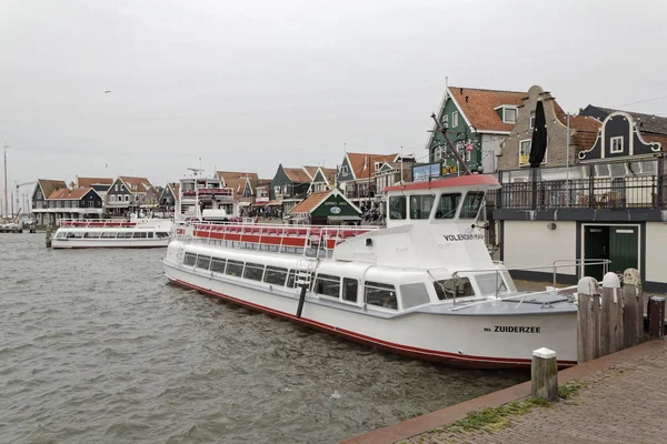 Holland Volendam Amsterdam Października 2011 Panoramiczny Widok Port Wioskę Editorial — Zdjęcie stockowe