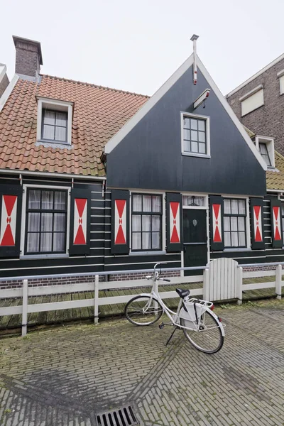 Hollande Vollendam Amsterdam Octobre 2011 Façade Une Ancienne Maison Privée — Photo