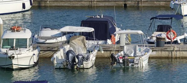 Italie Sicile Méditerranée Marina Ragusa Province Raguse Août 2019 Bateaux — Photo