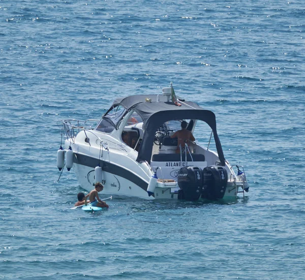 Itália Sicília Mar Mediterrâneo Marina Ragusa Província Ragusa Agosto 2019 — Fotografia de Stock