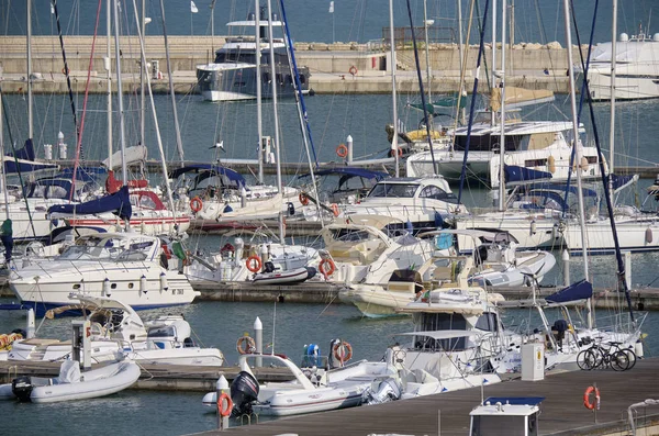 Italie Sicile Méditerranée Marina Ragusa Province Raguse Septembre 2019 Bateaux — Photo