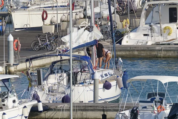 Itália Sicília Mar Mediterrâneo Marina Ragusa Província Ragusa Setembro 2019 — Fotografia de Stock