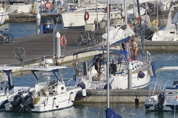 Itália Sicília Mar Mediterrâneo Marina Ragusa Província Ragusa Setembro 2019 — Fotografia de Stock