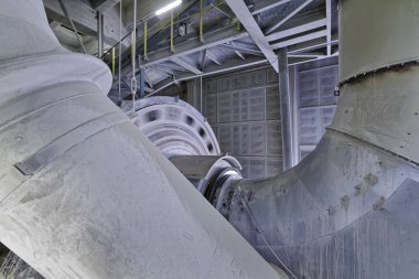 İtalya, Spoleto, çimento fabrikası iç