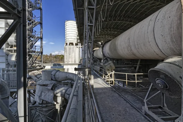 Italy Spoleto Cement Factory View Blast Furnace — Stock Photo, Image