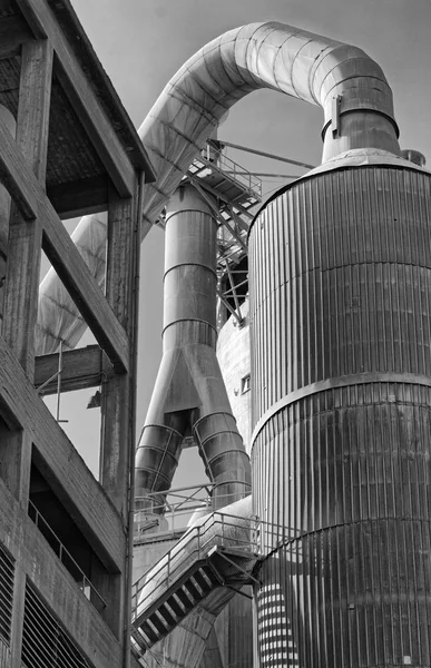 Italy, Spoleto, view of a cement factory