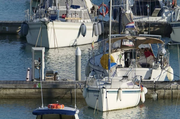 Talya Sicilya Akdeniz Marina Ragusa Ragusa Eyaleti Eylül 2019 Limanda — Stok fotoğraf