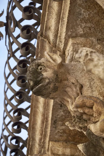 Itálie Sicílie Scicli Provincie Ragusa Fasáda Barokního Paláce Fava Unesco — Stock fotografie