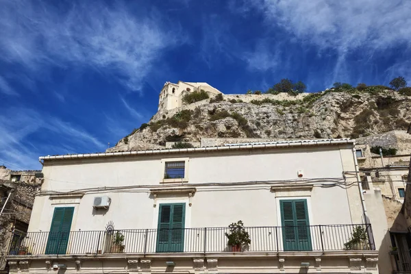 Italy Sicily Scicli Ragusa Province View Town Baroque Santa Maria — Stock Photo, Image