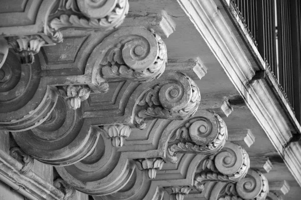 Italy Sicily Scicli Ragusa Province Baroque Palace Balcony 18Th Century — Stock Photo, Image