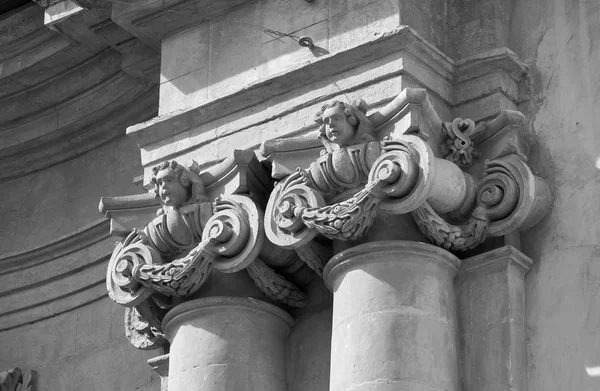 Italia Sicilia Scicli Ragusa Facciata Della Chiesa Barocca San Giovanni — Foto Stock