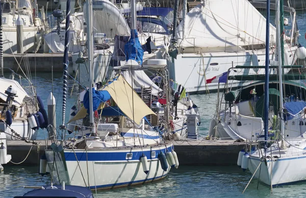 Talya Sicilya Akdeniz Marina Ragusa Ragusa Eyaleti Eylül 2019 Limanda — Stok fotoğraf