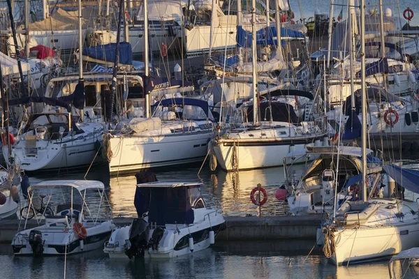 Włochy Sycylia Morze Śródziemne Marina Ragusa Prowincja Ragusa Października 2019 — Zdjęcie stockowe