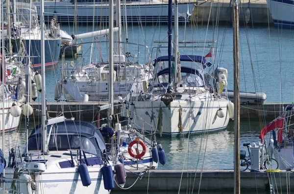 Włochy Sycylia Morze Śródziemne Marina Ragusa Prowincja Ragusa Października 2019 — Zdjęcie stockowe