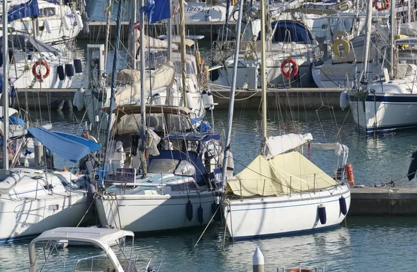 Włochy Sycylia Morze Śródziemne Marina Ragusa Prowincja Ragusa Października 2019 — Zdjęcie stockowe