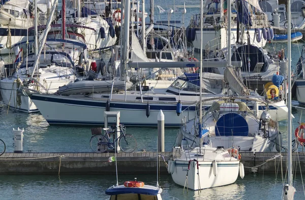 Włochy Sycylia Morze Śródziemne Marina Ragusa Prowincja Ragusa Października 2019 — Zdjęcie stockowe