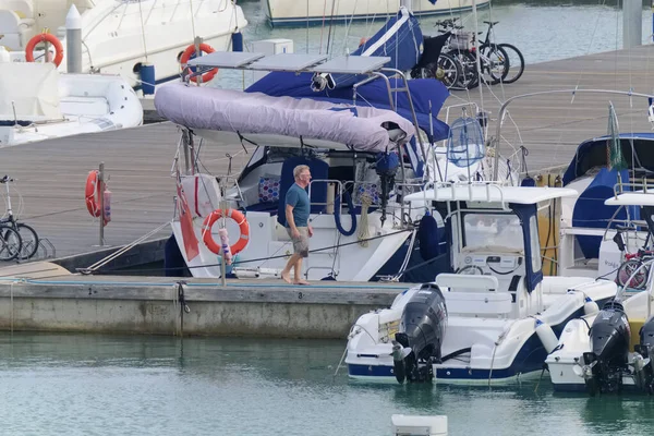 Itália Sicília Mar Mediterrâneo Marina Ragusa Província Ragusa Outubro 2019 — Fotografia de Stock