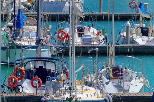 Italie Sicile Méditerranée Marina Ragusa Province Raguse Mai 2020 Yachts — Photo