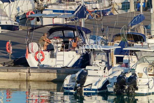 Itália Sicília Mar Mediterrâneo Marina Ragusa Província Ragusa Junho 2020 — Fotografia de Stock