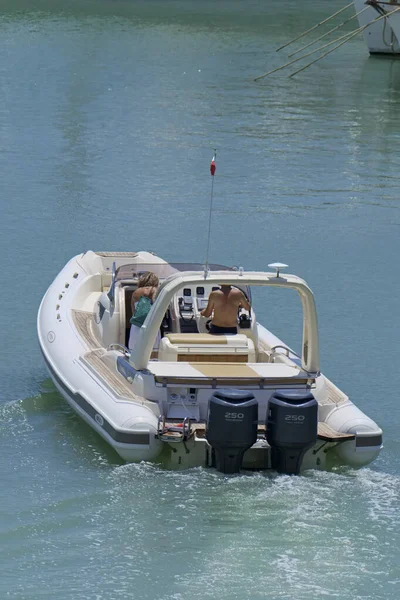 Italien Sizilien Mittelmeer Marina Ragusa Provinz Ragusa Juni 2020 Menschen — Stockfoto