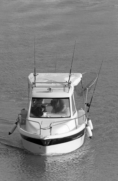 Italie Sicile Méditerranée Marina Ragusa Province Raguse Juin 2020 Pêcheurs — Photo