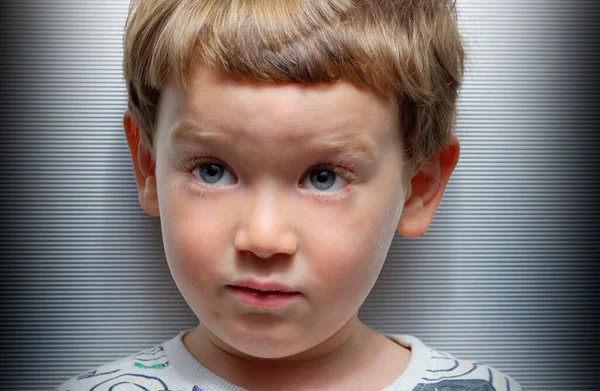 Jaar Oud Mannelijk Studio Portret — Stockfoto