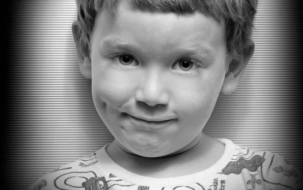 4岁的男婴肖像 — 图库照片