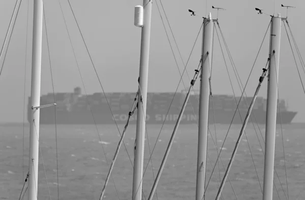 Talya Sicilya Akdeniz Marina Ragusa Ragusa Eyaleti Haziran 2020 Limanda — Stok fotoğraf