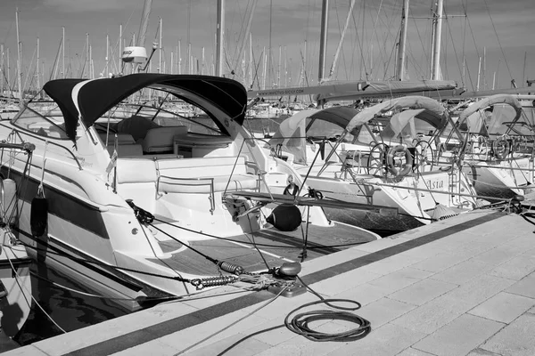 Italie Sicile Méditerranée Marina Ragusa Province Raguse Juin 2020 Yachts — Photo