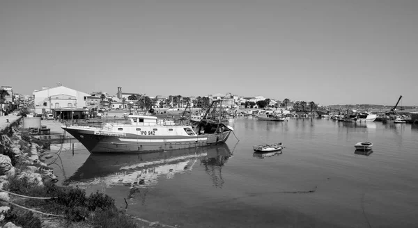 Italy Mediterranean Sea Sicily Scoglitti Ragusa Province June 2020 Wooden — Stock Photo, Image