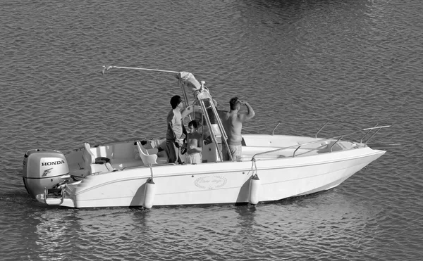 Italie Sicile Méditerranée Marina Ragusa Province Raguse Juin 2020 Personnes — Photo